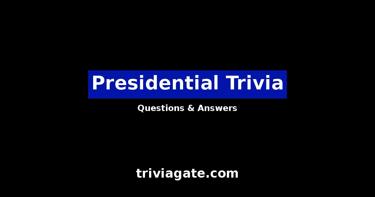 Presidential trivia image