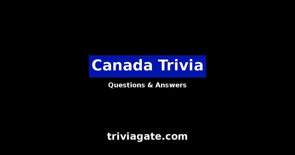 Canada trivia image