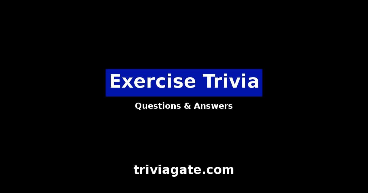 Exercise trivia image