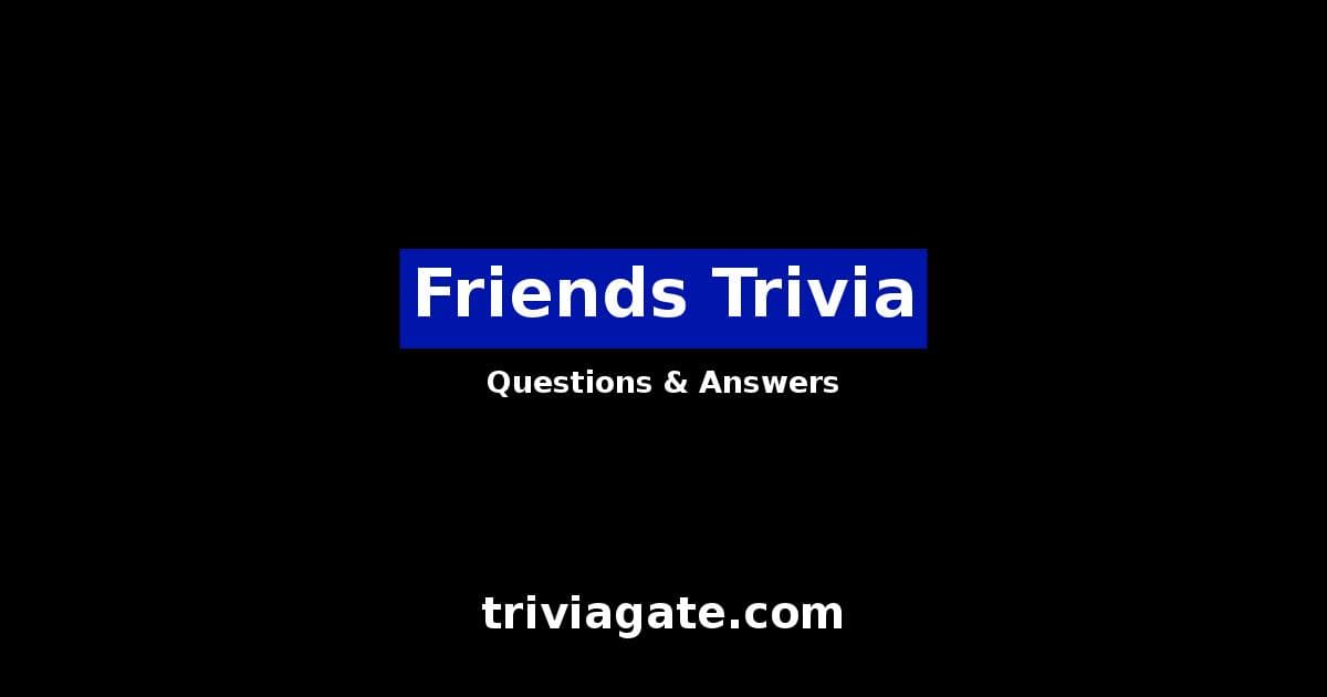 Friends trivia image