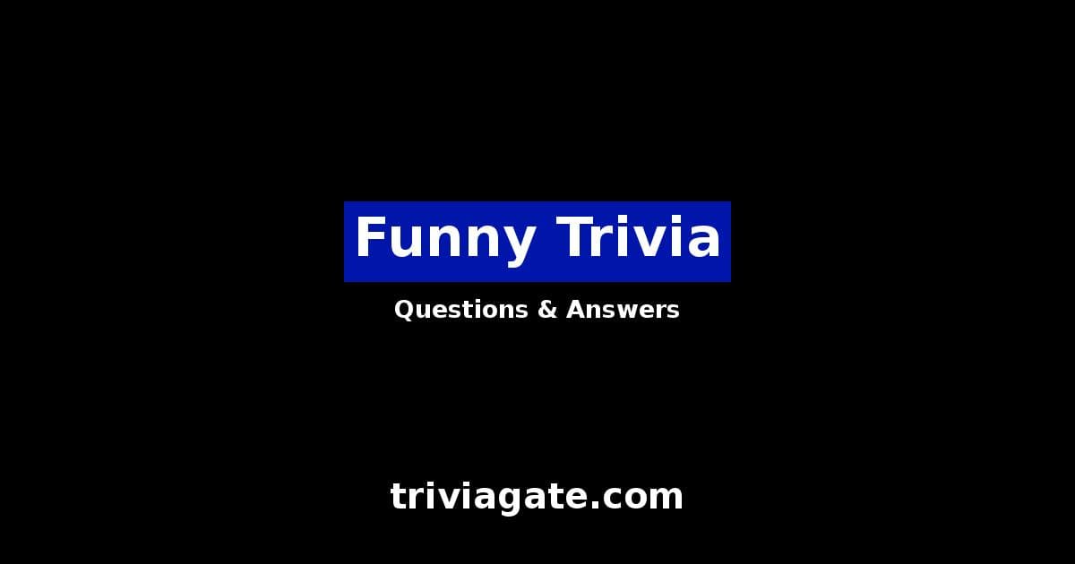 Funny trivia image