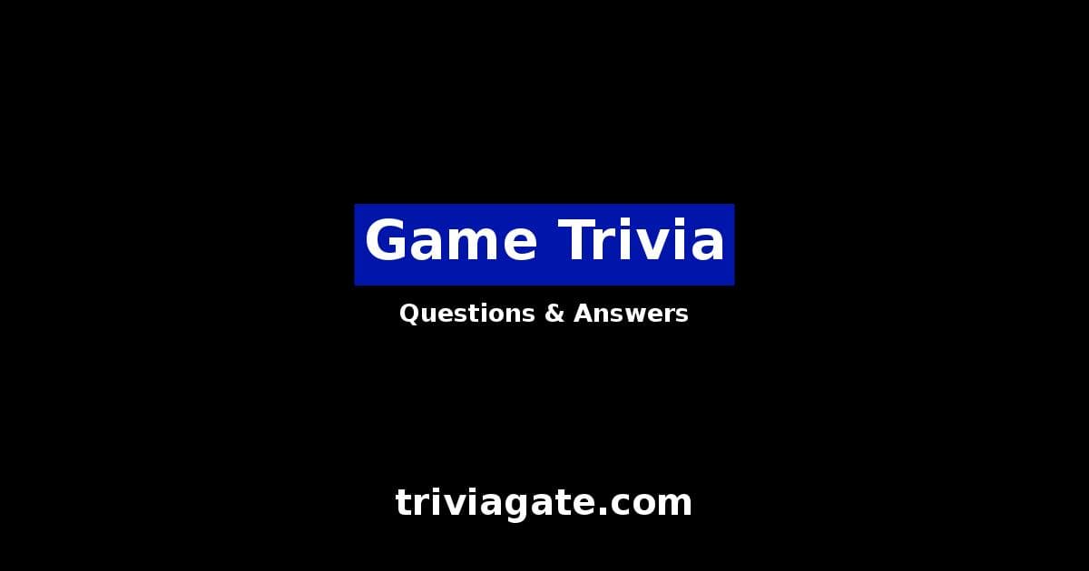 Game trivia image