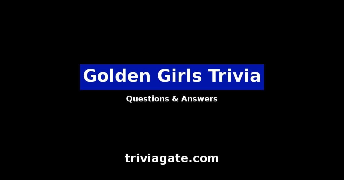 Golden Girls trivia image