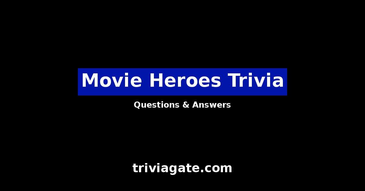 Movie Heroes trivia image