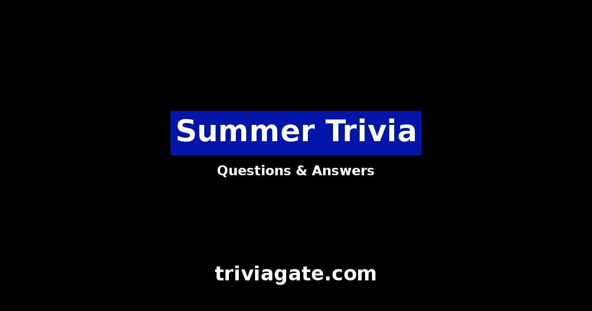 Summer trivia image