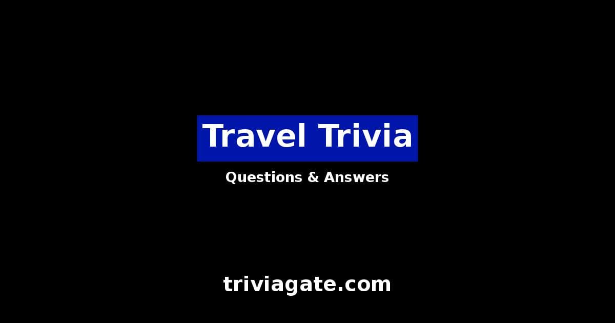 Travel trivia image