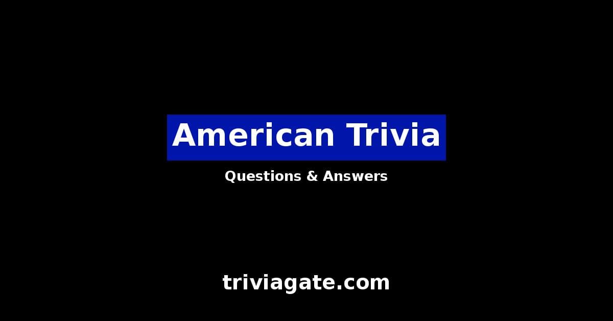 American trivia image
