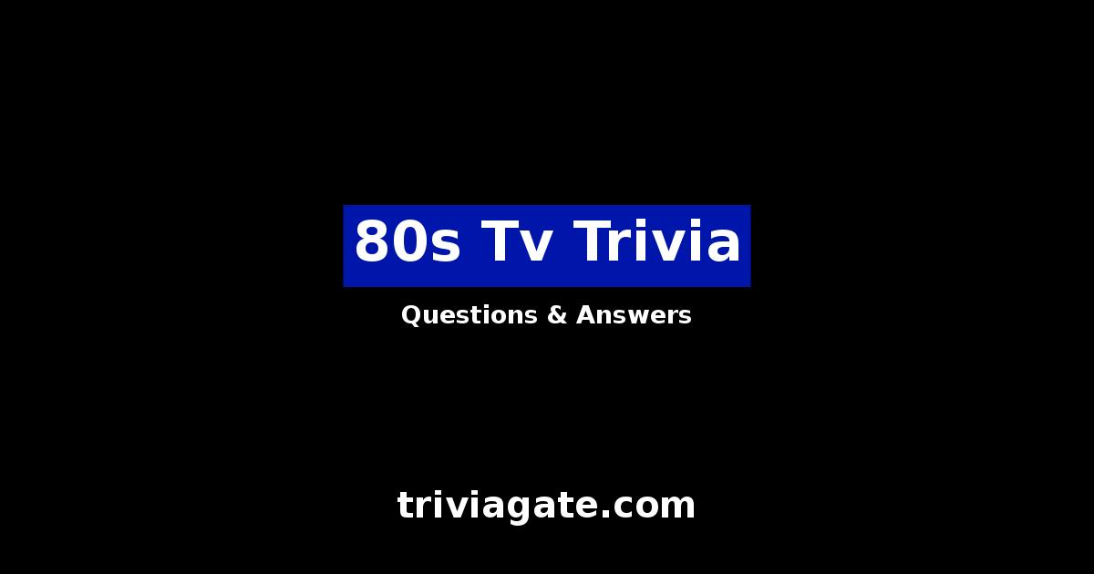 80s Tv trivia image