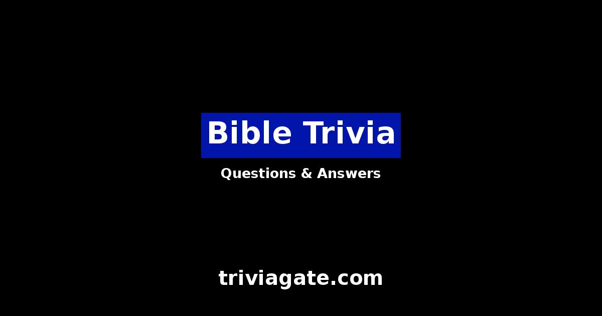 Bible trivia image
