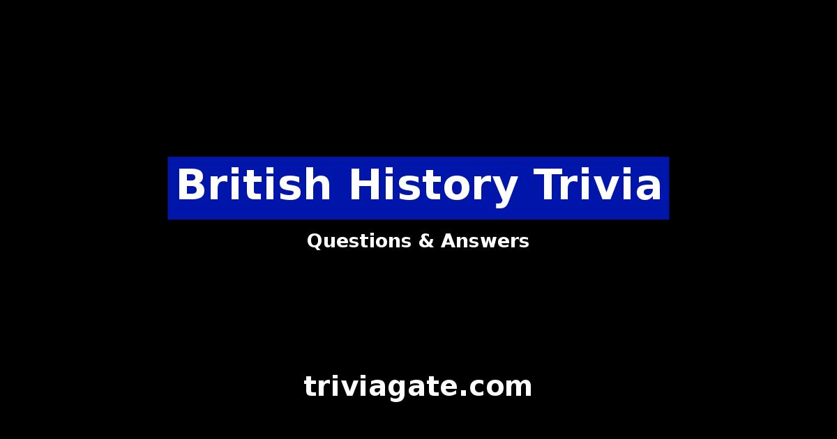 British History trivia image