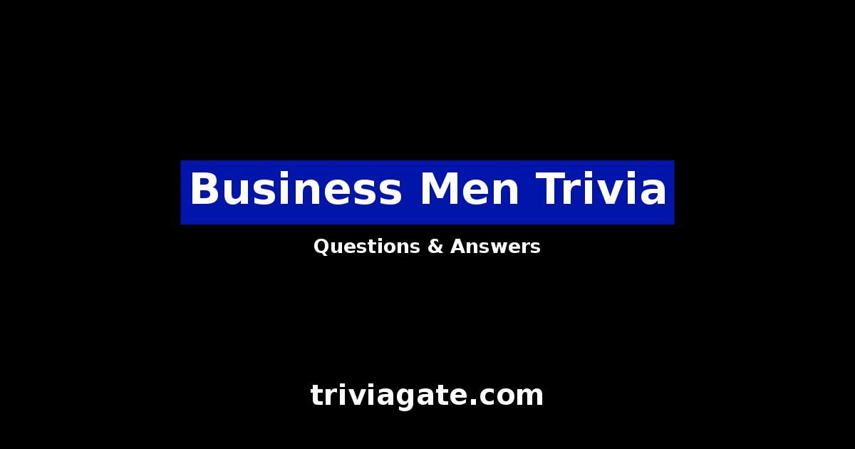 Business Men trivia image