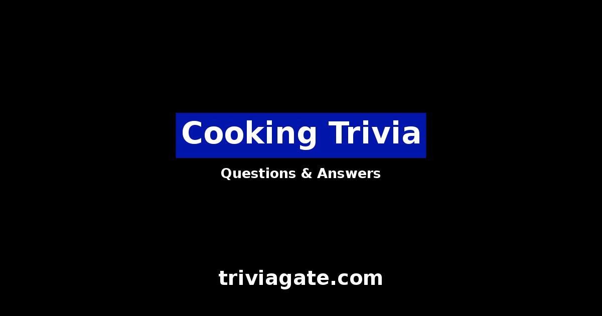Cooking trivia image