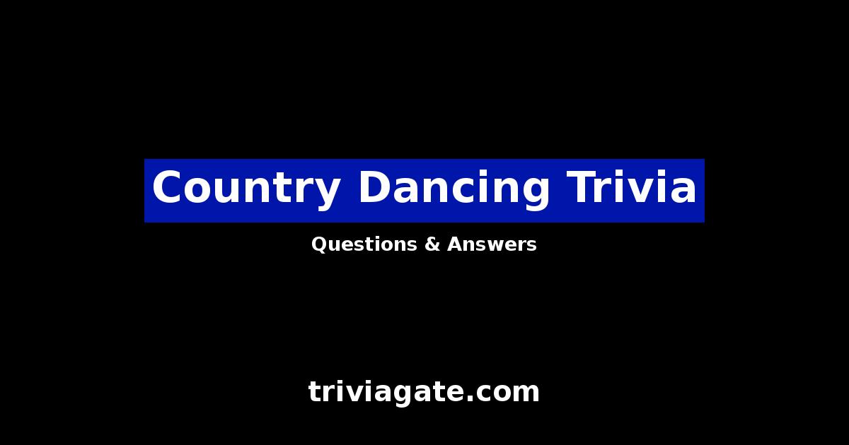 Country Dancing trivia image
