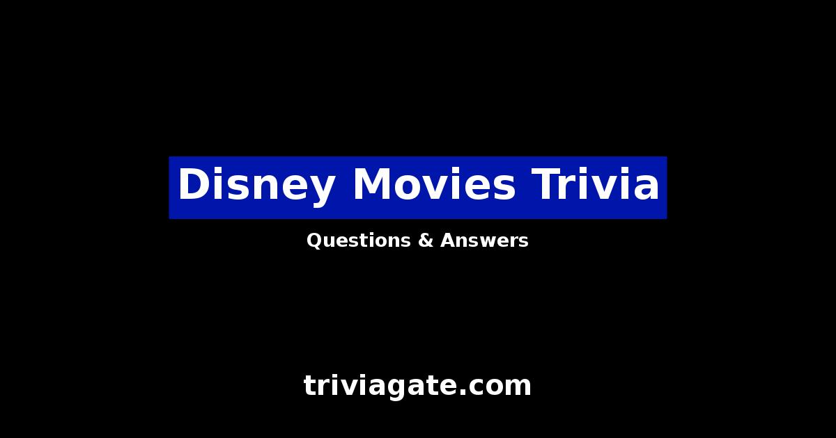 Disney Movies trivia image