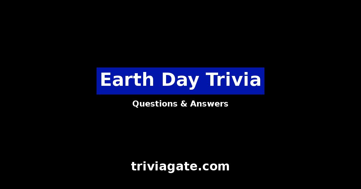 Earth Day trivia image