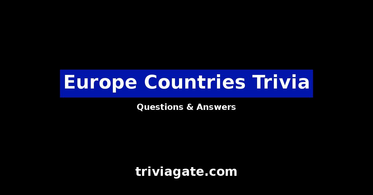 Europe Countries trivia image