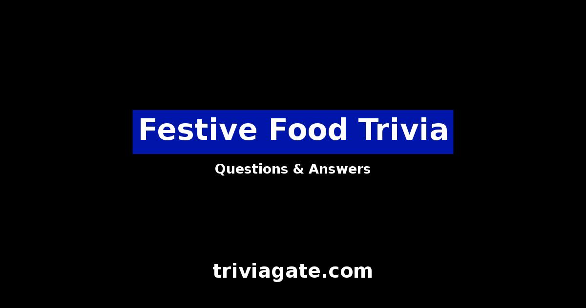Festive Food trivia image