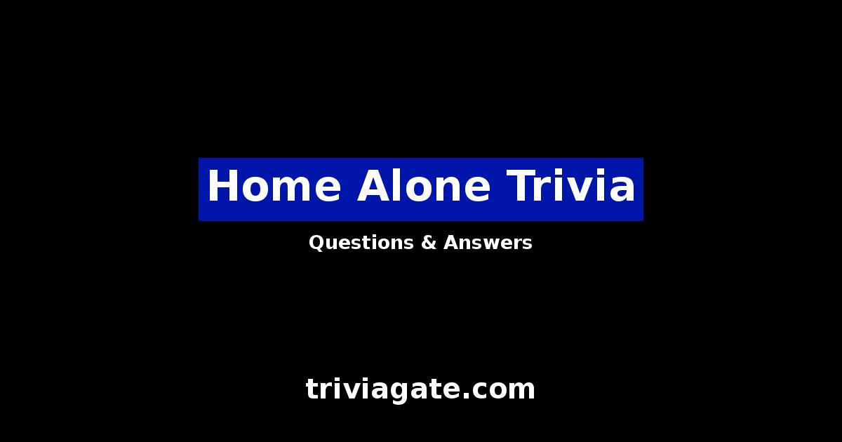 Home Alone trivia image