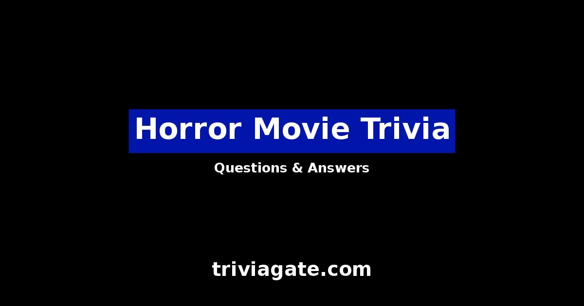 Horror Movie trivia image