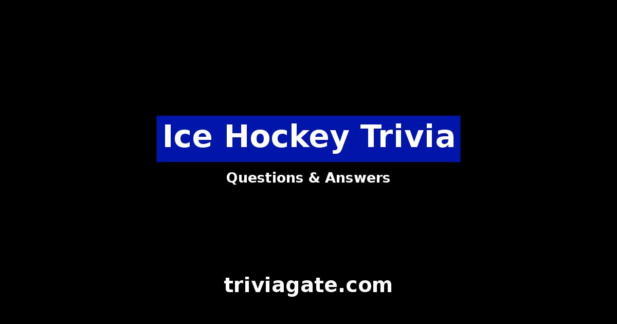 Ice Hockey trivia image