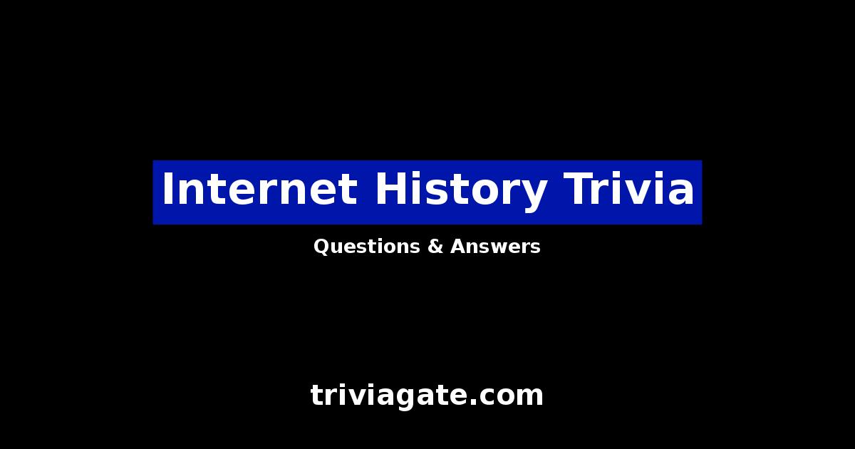 Internet History trivia image