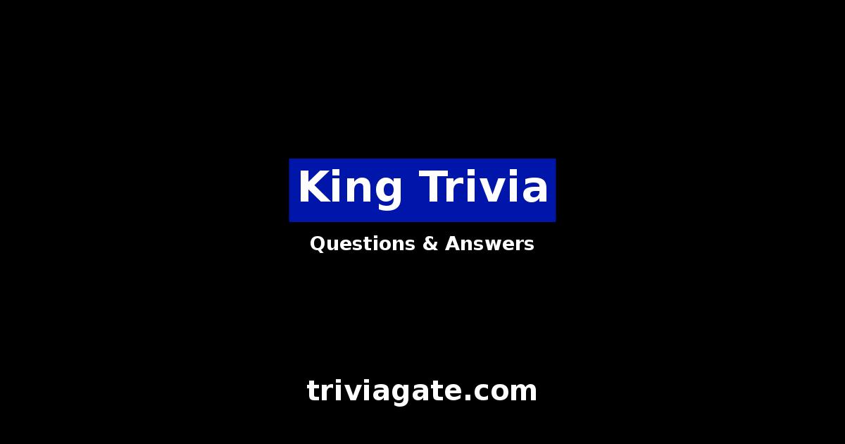 King trivia image