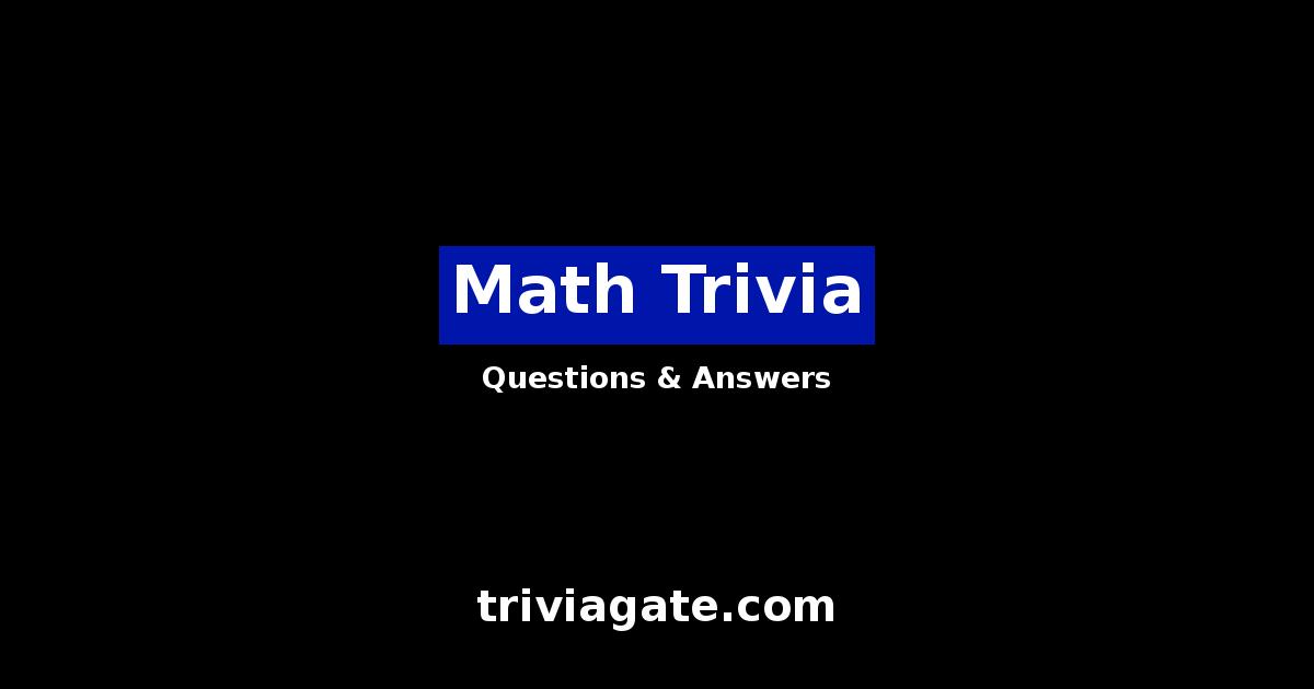 Math trivia image