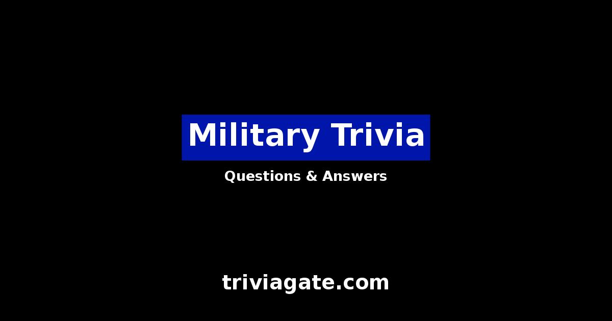 Military trivia image