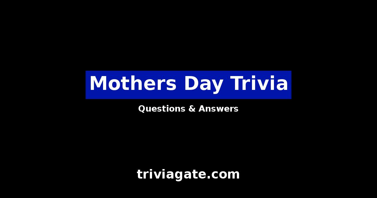 Mothers Day trivia image