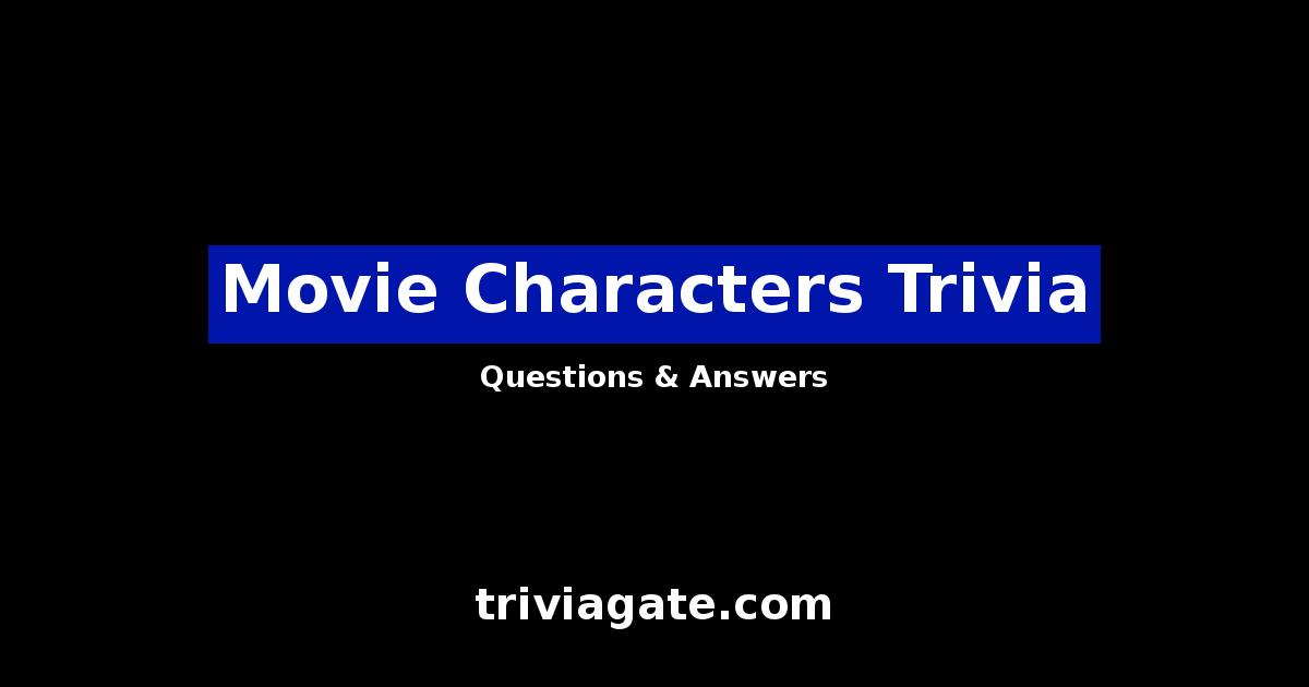Movie Characters trivia image
