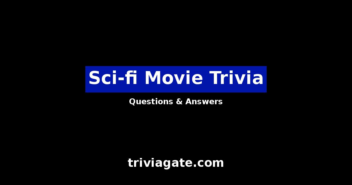 Sci-fi Movie trivia image