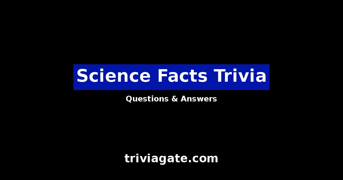 Science Facts trivia image