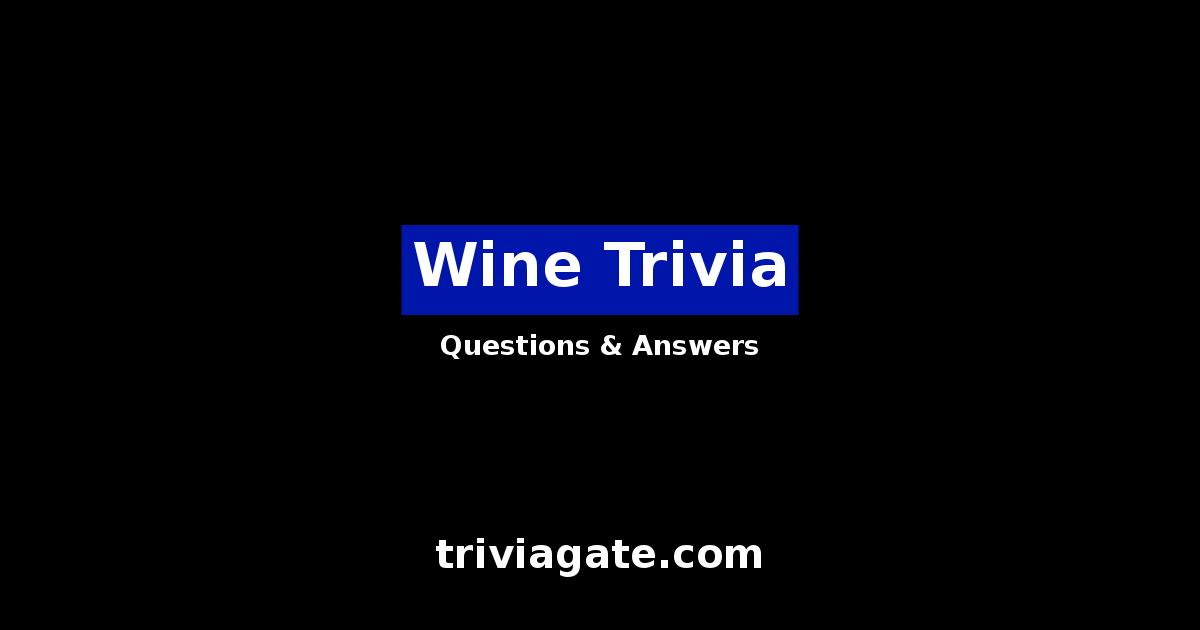Wine trivia image